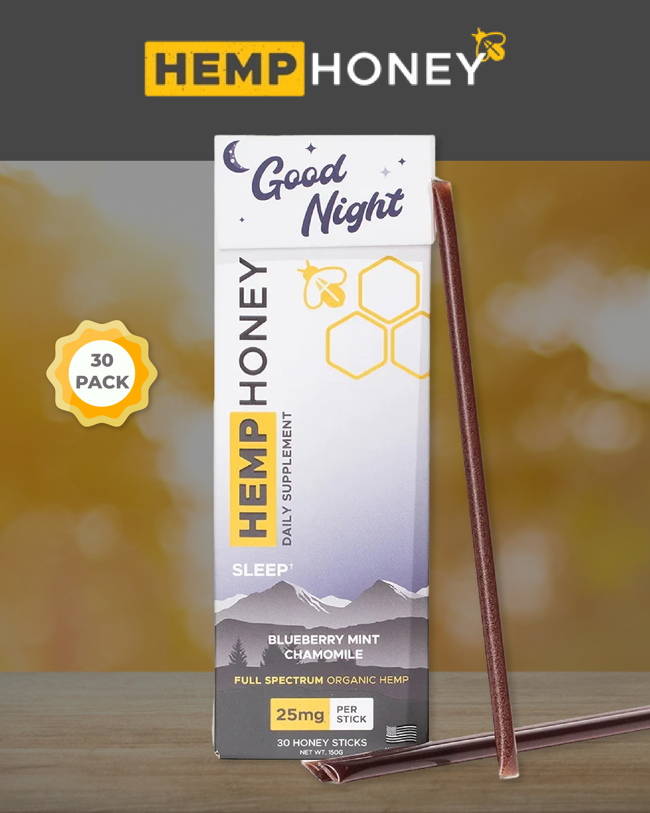 GOOD NIGHT HEMPHONEY $15 Off - For Veterans