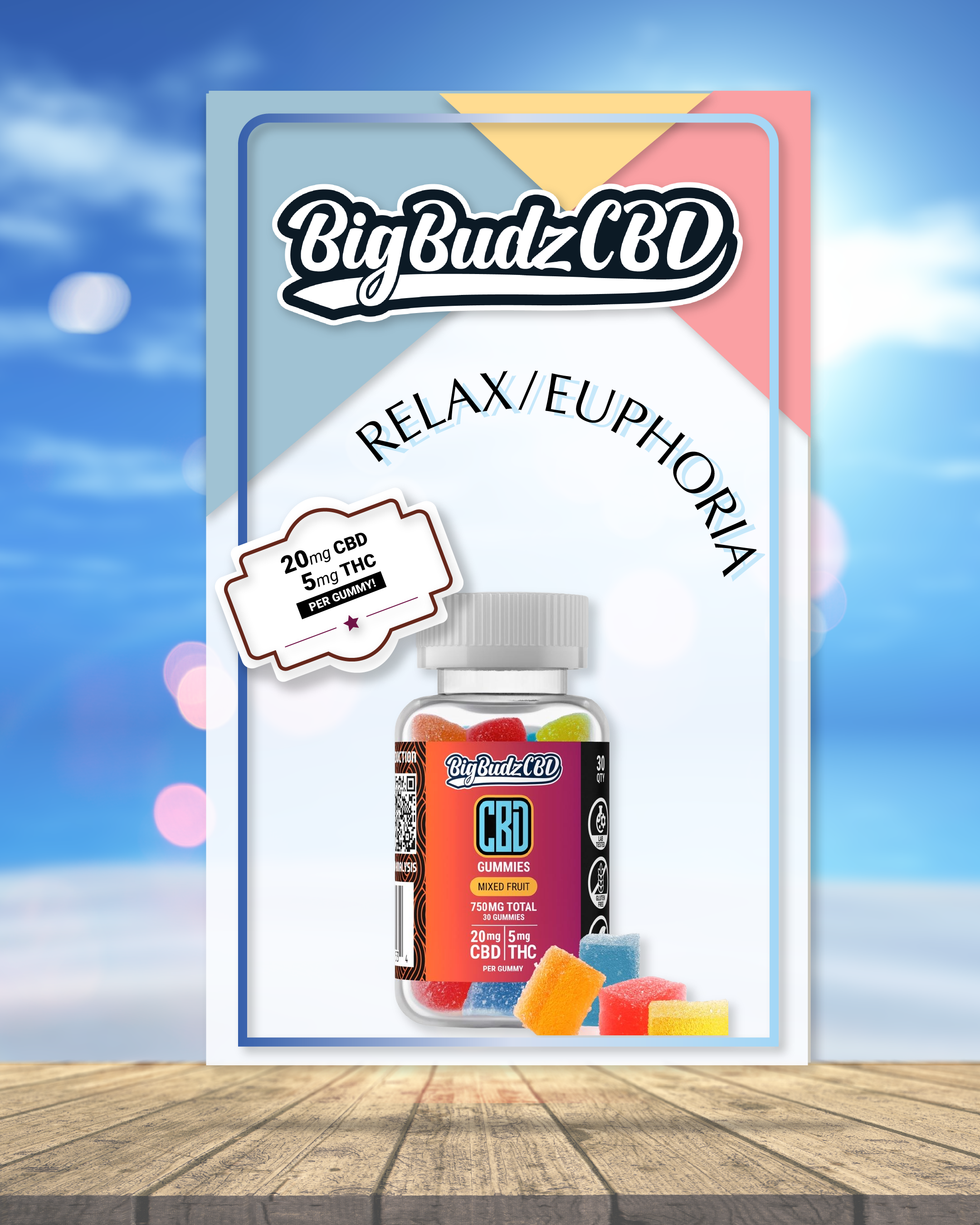 30 Full Spectrum Hemp Gummies $4 off